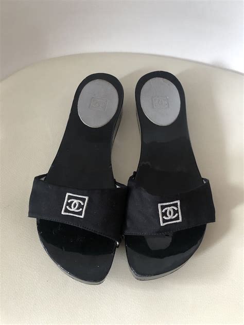 chanel vintage mules|chanel mules and clogs.